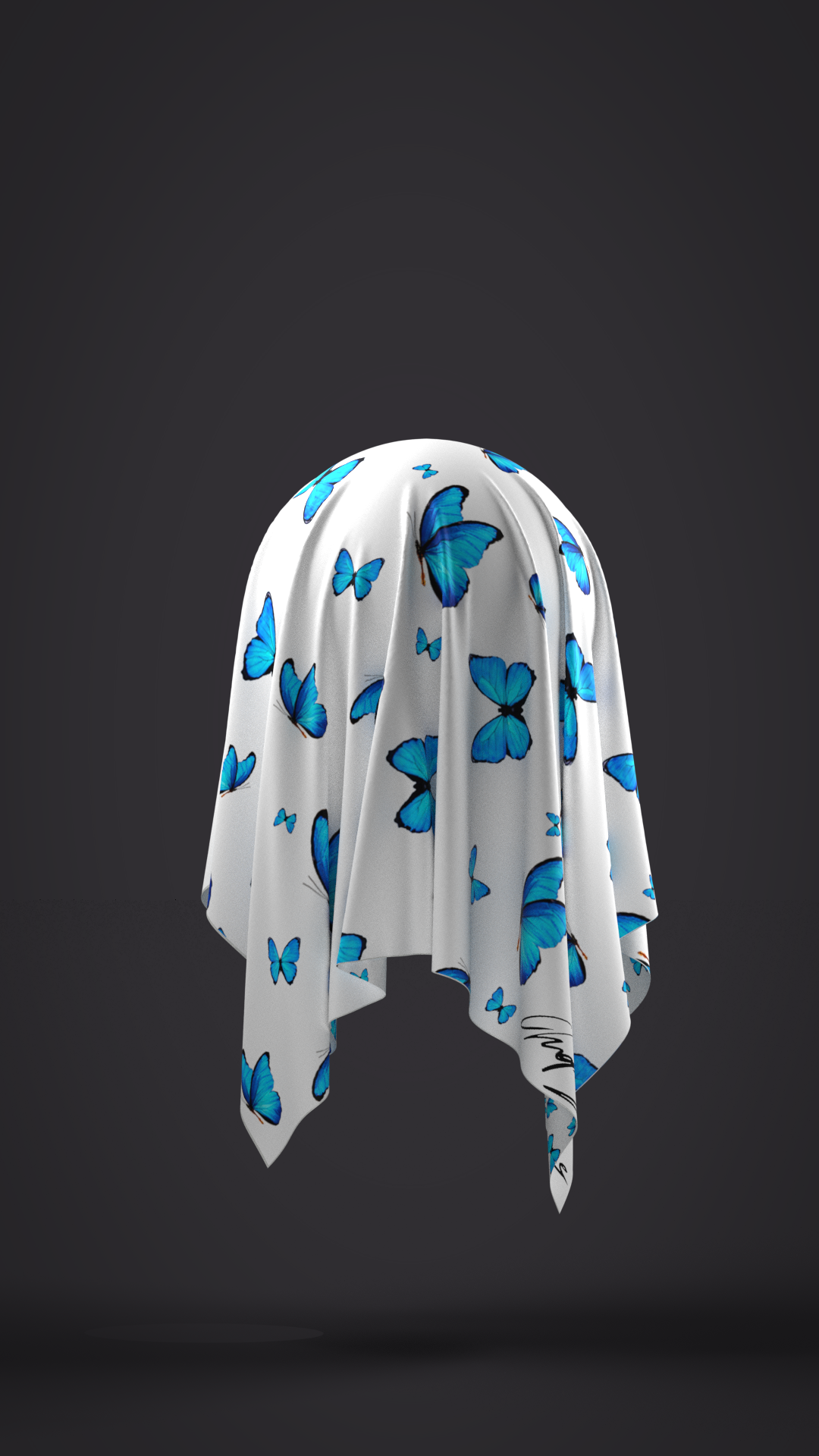 Sapphire Wings Foulard Il mio negozio